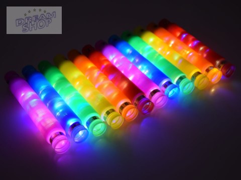 POP TUBE rurki sensoryczne świecące LED 12szt ZA4709 POP TUBE rurki sensoryczne świecące LED 12szt ZA4709