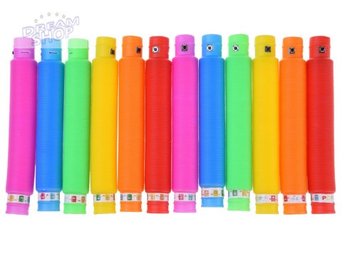 POP TUBE rurki sensoryczne świecące LED 12szt ZA4709 POP TUBE rurki sensoryczne świecące LED 12szt ZA4709