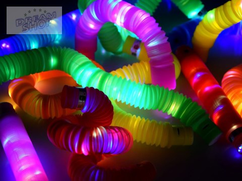 POP TUBE rurki sensoryczne świecące LED 12szt ZA4709 POP TUBE rurki sensoryczne świecące LED 12szt ZA4709