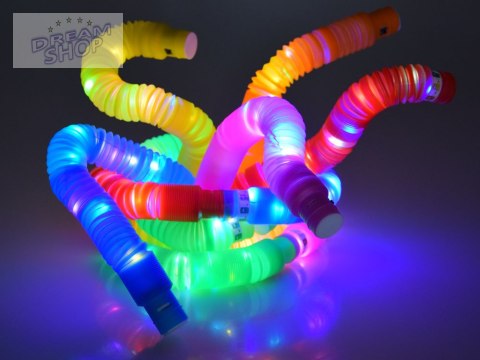 POP TUBE rurki sensoryczne świecące LED 12szt ZA4709 POP TUBE rurki sensoryczne świecące LED 12szt ZA4709