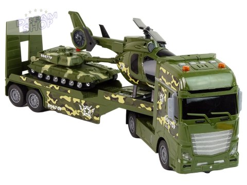 Zestaw Militarny Czołg Napęd Frykcyjny Helikopter Ciężarówka Zestaw Militarny Czołg Napęd Frykcyjny Helikopter Ciężarówka