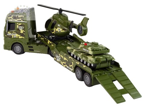 Zestaw Militarny Czołg Napęd Frykcyjny Helikopter Ciężarówka Zestaw Militarny Czołg Napęd Frykcyjny Helikopter Ciężarówka