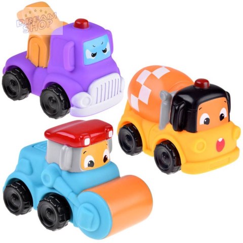Zestaw miękkie autka budowlane 3szt 18M+ ZA4737A Zestaw miękkie autka budowlane 3szt 18M+ ZA4737A
