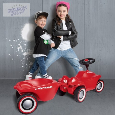 BIG Jeździk Bobby Car Neo + PRZYCZEPKA BIG Jeździk Bobby Car Neo + PRZYCZEPKA
