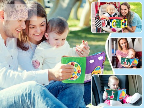 Książeczka harmonijka sensoryczna kontrast ZA4798 Książeczka harmonijka sensoryczna kontrast ZA4798