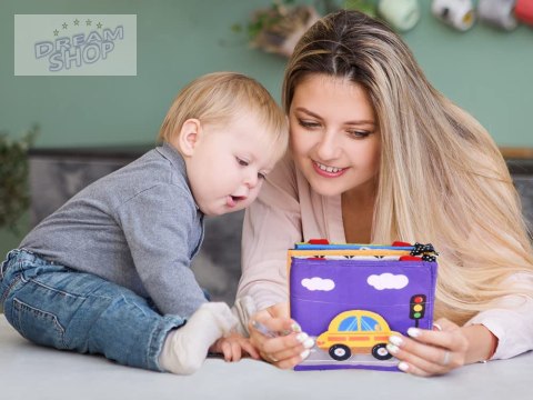 Książeczka harmonijka sensoryczna kontrast ZA4798 Książeczka harmonijka sensoryczna kontrast ZA4798