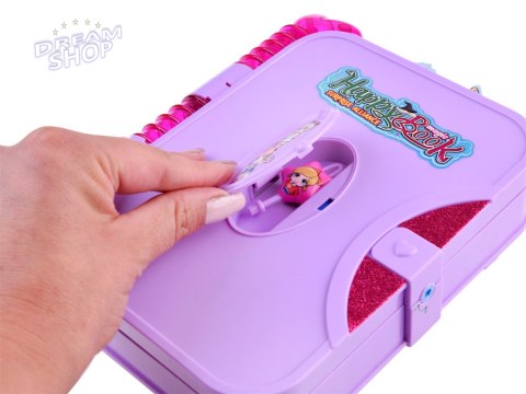 Magiczny pamiętnik sekretnik zamykany na kluczyk notatnik naklejki ZA4706 Magiczny pamiętnik sekretnik zamykany na kluczyk notatnik naklejki ZA4706