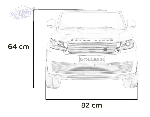Pojazd Range Rover SUV Lift Biały Pojazd Range Rover SUV Lift Biały