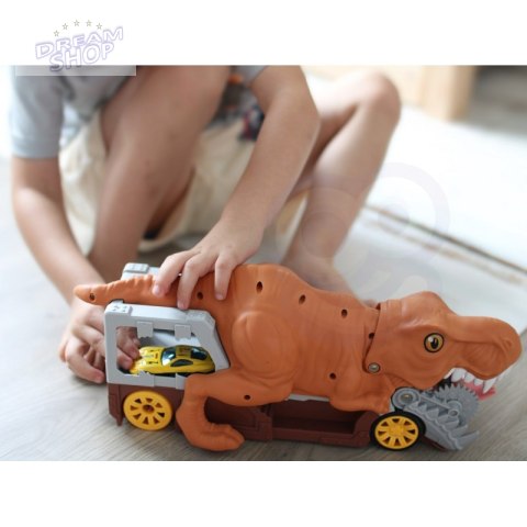 WOOPIE Dinozaur Wyrzutnia Samochodów + Auto 1szt. WOOPIE Dinozaur Wyrzutnia Samochodów + Auto 1szt.