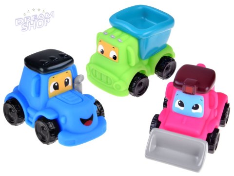 Zestaw miękkie autka budowlane 3szt 18M+ ZA4737B Zestaw miękkie autka budowlane 3szt 18M+ ZA4737B