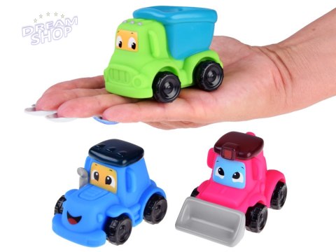 Zestaw miękkie autka budowlane 3szt 18M+ ZA4737B Zestaw miękkie autka budowlane 3szt 18M+ ZA4737B
