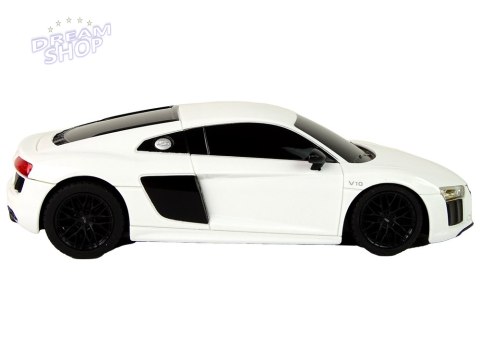 Auto R/C Audi R8 1:24 Rastar Białe Auto R/C Audi R8 1:24 Rastar Białe