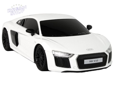 Auto R/C Audi R8 1:24 Rastar Białe Auto R/C Audi R8 1:24 Rastar Białe