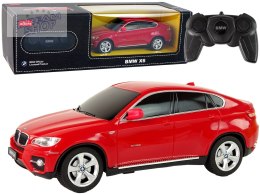 Auto R/C Bmw X6 1:24 Rastar Czerwone