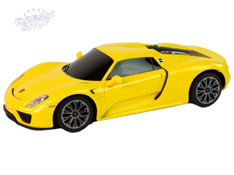Auto R/C Porsche 918 1:24 Rastar Żółte Auto R/C Porsche 918 1:24 Rastar Żółte
