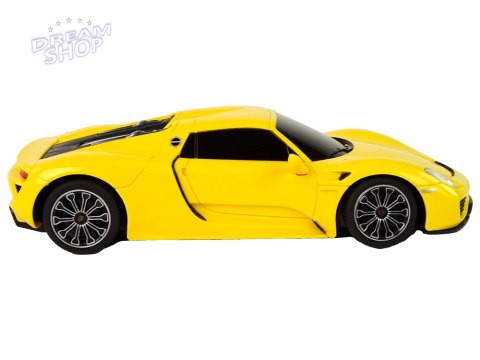 Auto R/C Porsche 918 1:24 Rastar Żółte Auto R/C Porsche 918 1:24 Rastar Żółte
