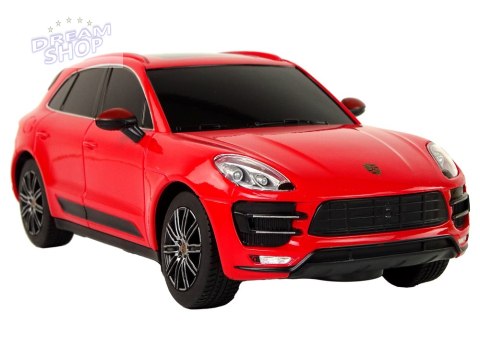 Auto R/C Porsche Macan Turbo 1:24 Rastar Czerwony Auto R/C Porsche Macan Turbo 1:24 Rastar Czerwony