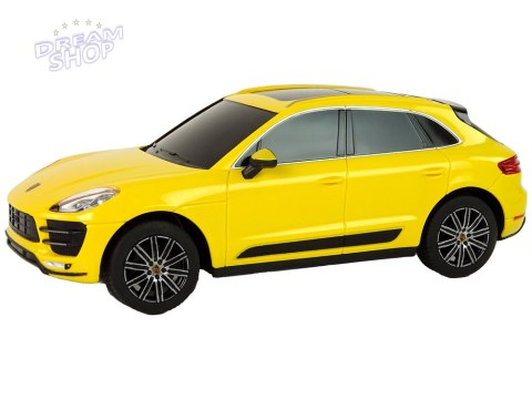 Auto R/C Porsche Macan Turbo 1:24 Rastar Żółty
