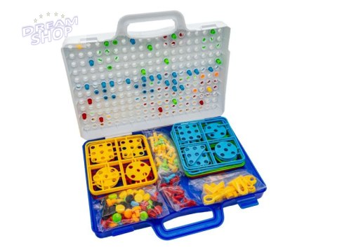 PUZZLE KLOCKI W WALIZCE ZESTAW KREATYWNY WKRĘTARKA PUZZLE KLOCKI W WALIZCE ZESTAW KREATYWNY WKRĘTARKA