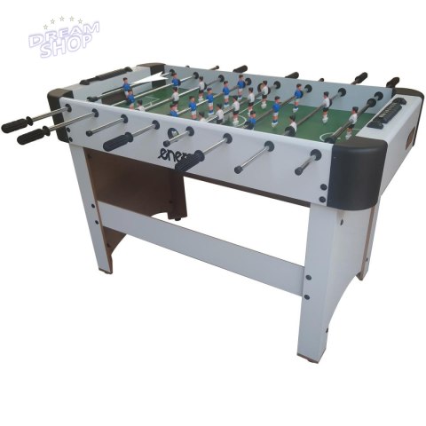 STÓŁ DO GRY W PIŁKARZYKI 121x61x79CM BIAŁY STÓŁ DO GRY W PIŁKARZYKI 121x61x79CM BIAŁY