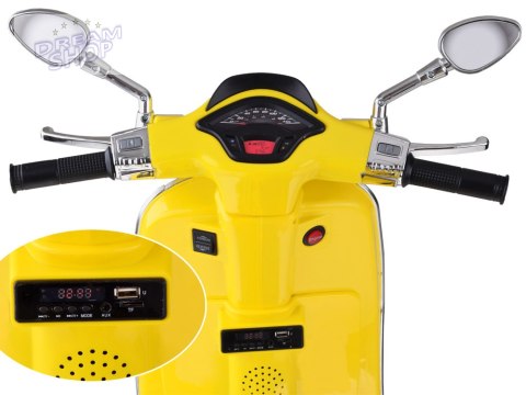 Skuter VESPA akumulator motor dla dziecka PA0294 PA0294 Skuter VESPA akumulator motor dla dziecka PA0294 PA0294
