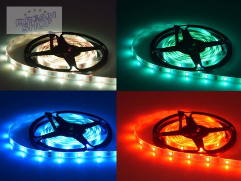 Taśma LED 5m RGB + pilot Wodoodporna ZA4824 Taśma LED 5m RGB + pilot Wodoodporna ZA4824