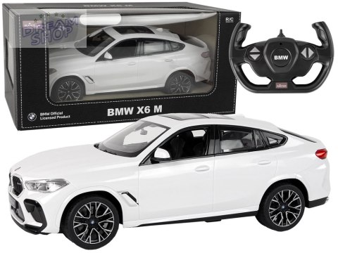 Auto R/C Bmw X6 M 1:14 Rastar Białe Auto R/C Bmw X6 M 1:14 Rastar Białe