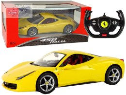 Auto R/C Ferrari Italia Rastar 1:14 Żółte