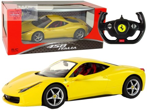 Auto R/C Ferrari Italia Rastar 1:14 Żółte