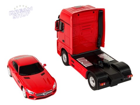 Laweta Autko R/C Mercedes-Benz 1:26 Czerwone Laweta Autko R/C Mercedes-Benz 1:26 Czerwone