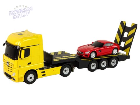 Laweta Autko R/C Mercedes-Benz 1:26 Żółte Czerwone Laweta Autko R/C Mercedes-Benz 1:26 Żółte Czerwone