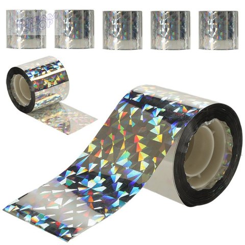 Odstraszacz ptaków taśma odblaskowa odstraszająca ptaki 4,8cm x 50m 5 sztuk Odstraszacz ptaków taśma odblaskowa odstraszająca ptaki 4,8cm x 50m 5 sztuk