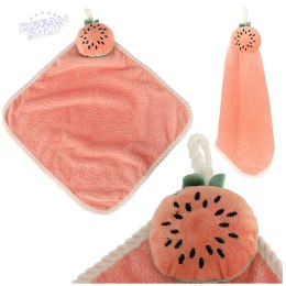 Ręcznik ręczniczek do rąk dla dzieci do przedszkola 30x30cm różowy arbuz