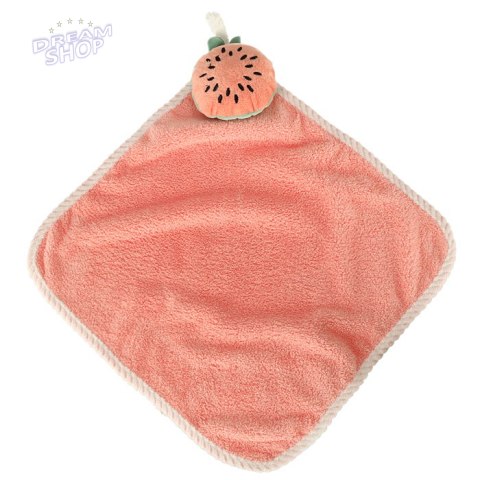 Ręcznik ręczniczek do rąk dla dzieci do przedszkola 30x30cm różowy arbuz Ręcznik ręczniczek do rąk dla dzieci do przedszkola 30x30cm różowy arbuz