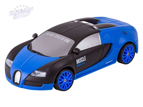 Samochód Do Driftu, Auto RC Drift 1:24 2,4 GHz 4WD CZARNO-NIEBIESKIE BUGATTI