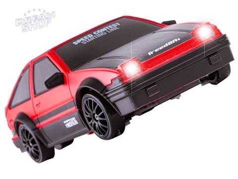 Samochód Do Driftu, Auto RC Drift 1:24 2,4 GHz 4WD CZERWONA TOYOTA Samochód Do Driftu, Auto RC Drift 1:24 2,4 GHz 4WD CZERWONA TOYOTA