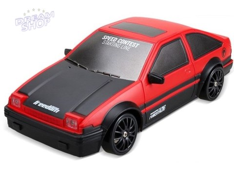 Samochód Do Driftu, Auto RC Drift 1:24 2,4 GHz 4WD CZERWONA TOYOTA Samochód Do Driftu, Auto RC Drift 1:24 2,4 GHz 4WD CZERWONA TOYOTA