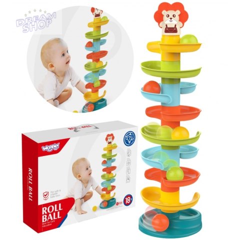WOOPIE Kulodrom Tor Kulkowy Zestaw Spirala + 6 Kulek WOOPIE Kulodrom Tor Kulkowy Zestaw Spirala + 6 Kulek