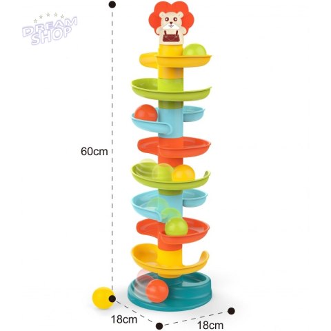 WOOPIE Kulodrom Tor Kulkowy Zestaw Spirala + 6 Kulek WOOPIE Kulodrom Tor Kulkowy Zestaw Spirala + 6 Kulek
