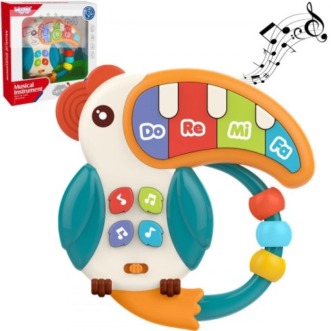 WOOPIE Pianinko Muzyczne 3w1 Sensoryczne Gryzak Pelikan WOOPIE Pianinko Muzyczne 3w1 Sensoryczne Gryzak Pelikan