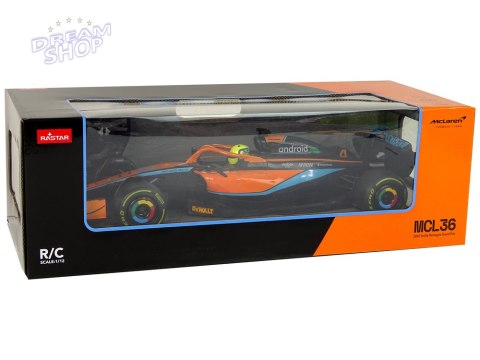 Auto R/C Wyścigowe McLarenF1 Rastar 1:12 Pomarańcz Auto R/C Wyścigowe McLarenF1 Rastar 1:12 Pomarańcz