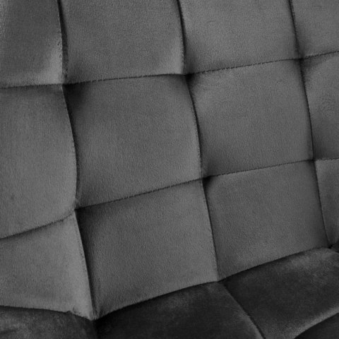 Krzesło NORMAN grafitowe velvet