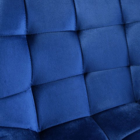 Krzesło NORMAN granatowe velvet