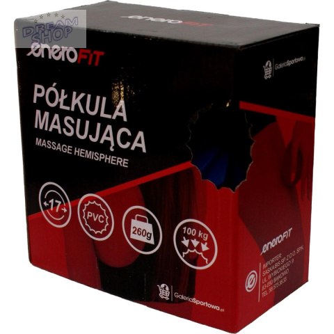 PÓŁKULA SENSORYCZNA MASUJĄCA 17x9CM DIAMENT NIEBIESKA ENERO FIT
