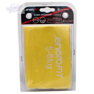 TAŚMA TRENINGOWA GUMA OPOROWA DO ĆWICZEŃ 200x15cm 0,25mm 5-8 kg ŻÓŁTA