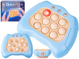 Zabawka Gra Elektroniczna Antystresowa Pop IT Sensoryczna, Wypychanka, Pad, Kontroler BŁĘKITNY