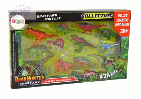 Zestaw Figurki Dinozaury 12 sztuk Kolorowe Zestaw Figurki Dinozaury 12 sztuk Kolorowe