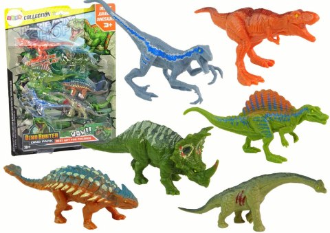 Zestaw Figurki Dinozaury 6 sztuk Kolorowe Zestaw Figurki Dinozaury 6 sztuk Kolorowe