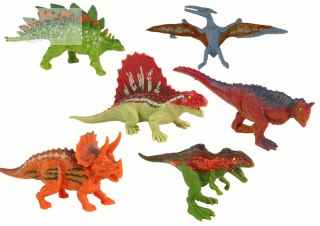 Zestaw Figurki Dinozaury 6 sztuk Kolorowe