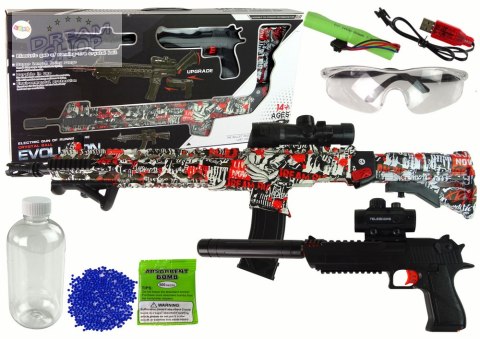 Karabin Pistolet na Kulki Wodne Akcesoria Kolorowy Karabin Pistolet na Kulki Wodne Akcesoria Kolorowy